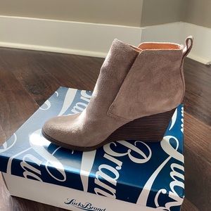 Lucky Brand wedges booties